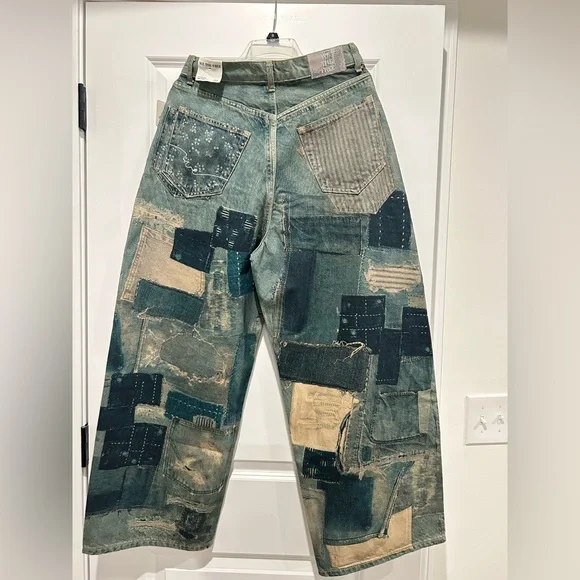 NWT We the Free Illusions Patchwork Jeans - Picture 6 of 9